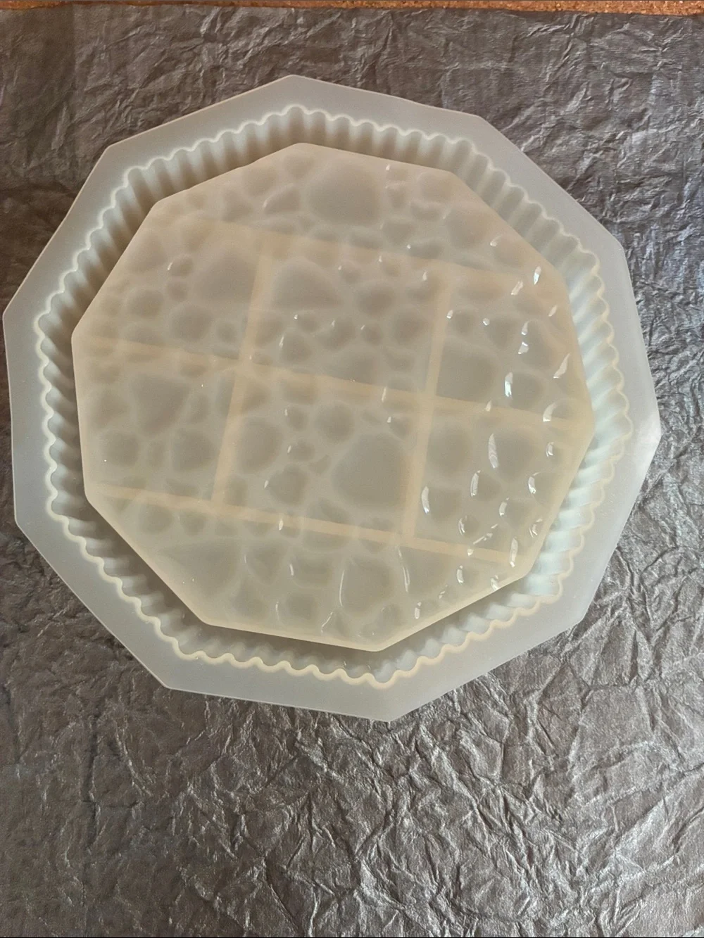 Silicone Texture Mold - Octagon Tray
